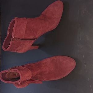 Alex Marie ankle boots, light maroon, size 6.5 US